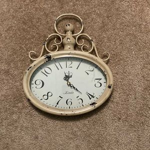 Metal wall clock